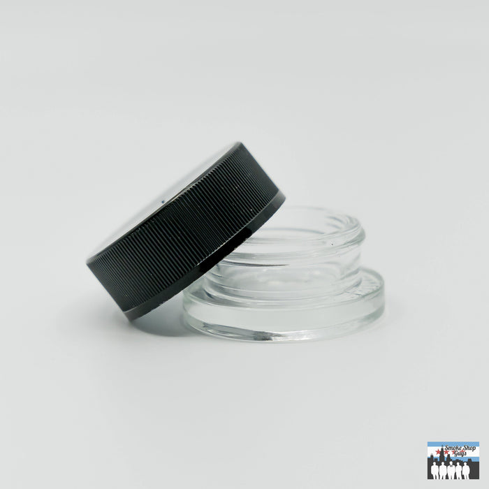 Secure Storage Glass Jars: 9mL Containers (20-Pack), Child-Proof Lids, Keeps Contents Fresh, Durable Glass Construction, Protects Concentrates and Herbs, Odor-Proof, Airtight, Maximum Freshness, Perfect for Organizing, Personal or Professional Storage.