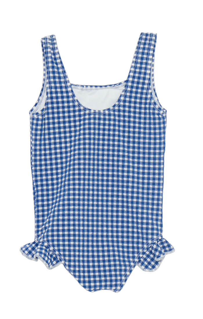 Annabel One Piece ~ Blueberry Gingham