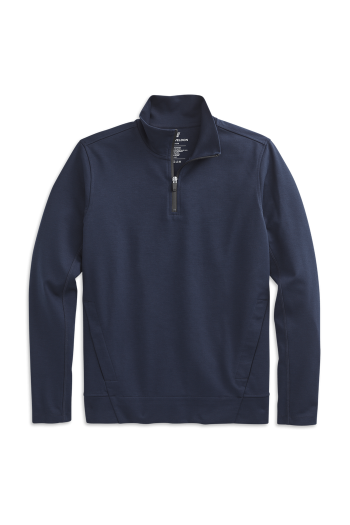 Total Eclipse | Front view of Atlas Half-Zip in Total Eclipse