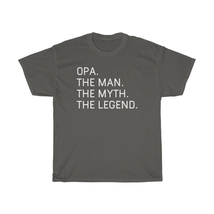 Best Opa Gifts "Opa The Man The Myth The Legend" T-Shirt Funny Gift Idea for Opa Grandpa Mens Tee