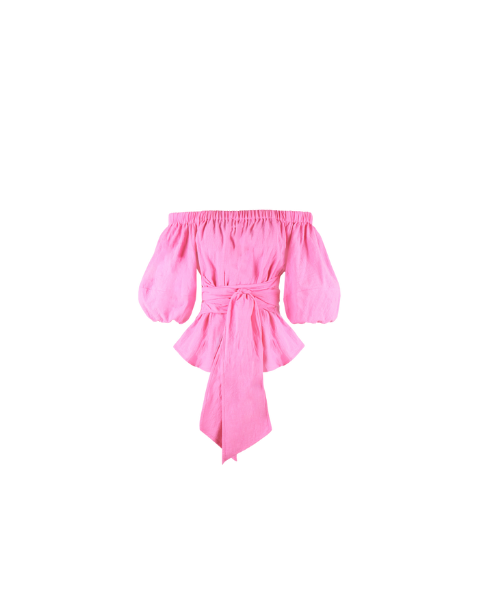 BLAKE TIE TOP PINK