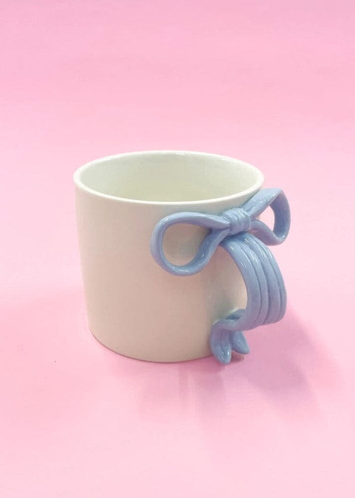 Blue Bow Coffee Mug - 15 oz.