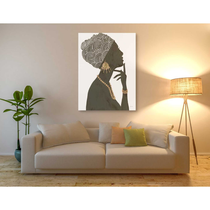 Epic Graffiti 'Graceful Majesty I' by Emily Adams, Giclee Canvas Wall Art