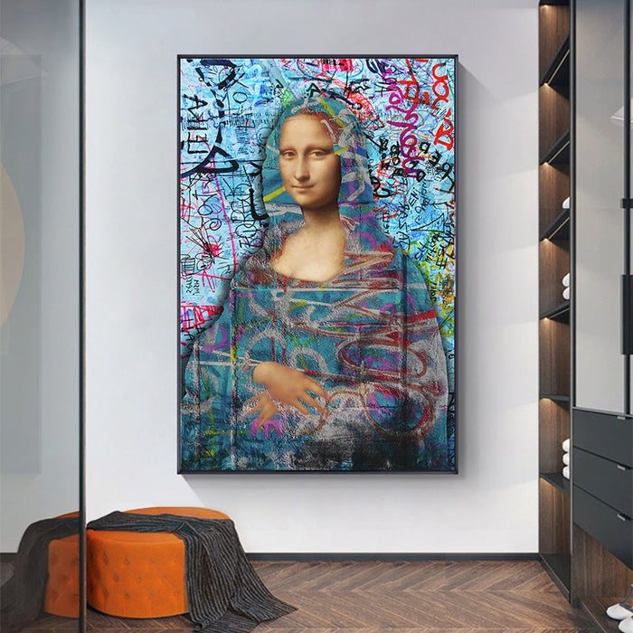 Graffiti Mona Lisa: Modern Twist