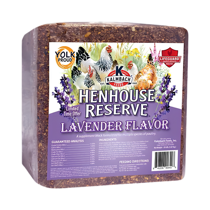 Kalmbach Feeds Lavender Henhouse Reserve Block