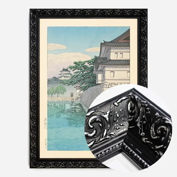 21x30cm | 8¼ x 11¾in / Black Ornate Frame