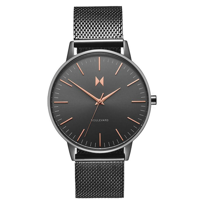 MVMT Boulevard Gunmetal Mesh Ladies Slim Watch - DMB01GUM