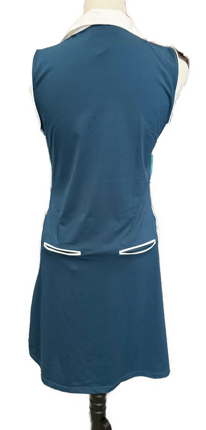 New Scratch Seventy Blue Mina Sleeveless Golf Dress MSP$125