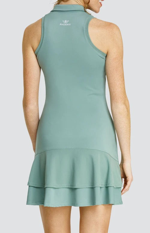 New Tail Activewear Suella 34" Dress - Sage