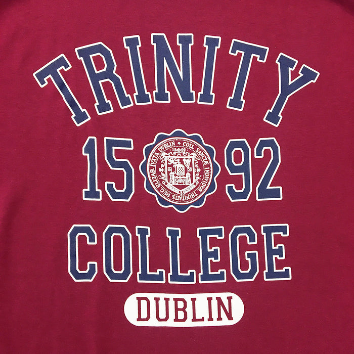 Trinity College Dublin 1592 T-shirt Burgundy