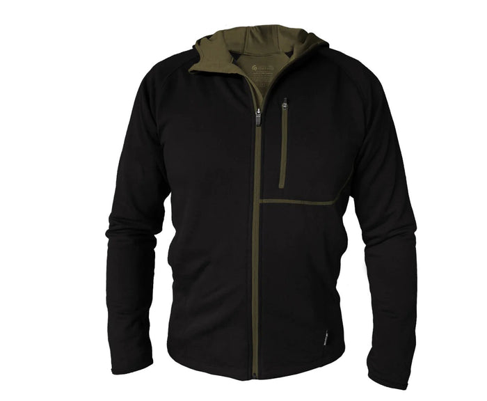 Tussock Ridge - Merino - Tencel Mens Jacket with Hood