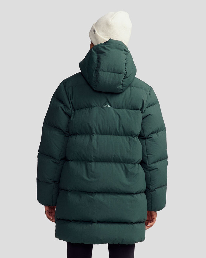 Women's Epiq Down Heritage Parka Jacket - Deep Forest