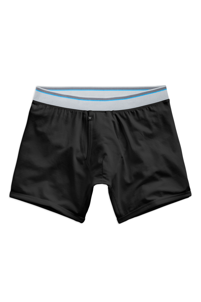 True Black | Front view of 18-Hour Boxer Briefs in True Black