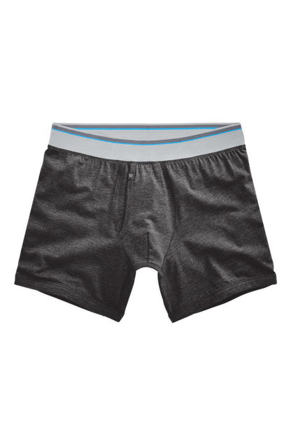Charcoal Heather | Front view of 18-Hour Boxer Briefs in Charcoal Heather