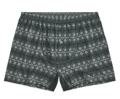 Douglas Fir - Nordic | Front view of 18-Hour Jersey Knit Boxer in Douglas Fir - Nordic