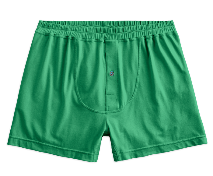 Shamrock | Front view of 18-Hour Knit Boxer in Shamrock