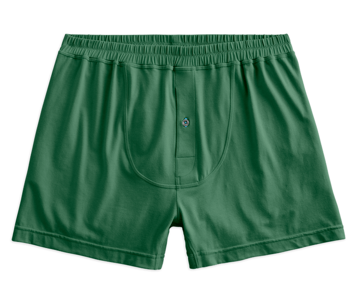 Rainforest | Front view of 18-Hour Knit Boxer in Rainforest