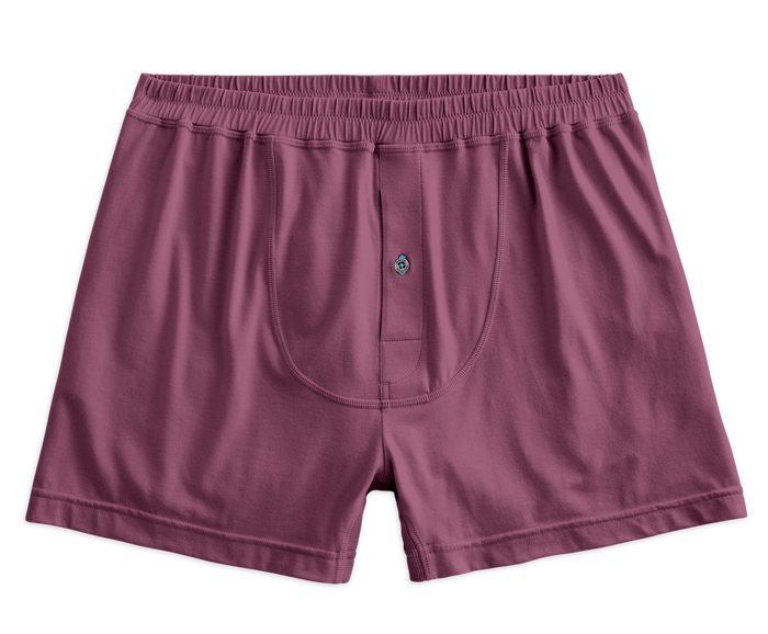 Purple Mist | Front view of 18-Hour Knit Boxer in Purple Mist