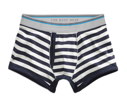 True Navy Bright White Mack Stripe / S