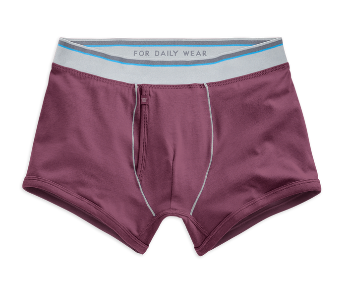 Purple Mist | Front view of 18-Hour Jersey Trunks in Purple Mist