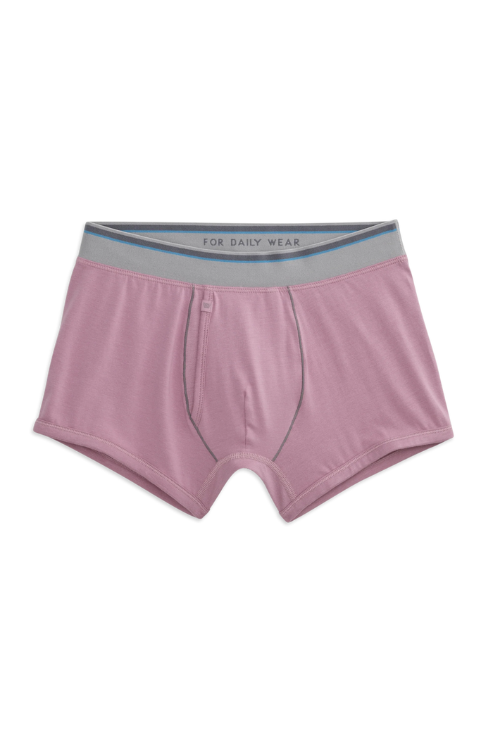 Purple Shade | Front view of 18-Hour Jersey Trunks in Purple Shade