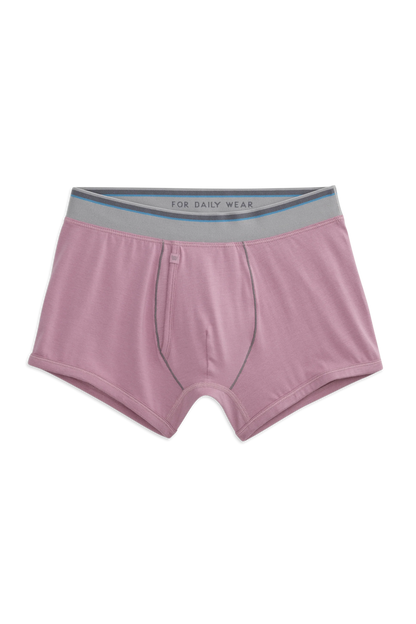 Purple Shade | Front view of 18-Hour Jersey Trunks in Purple Shade