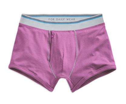 Purple Sky | Front view of 18-Hour Jersey Trunks in Purple Sky
