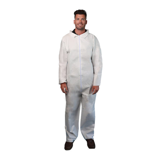 (25/Case) VGuard® 60gsm ArmorGuard Microporous Coverall - Open Wrists & Ankles