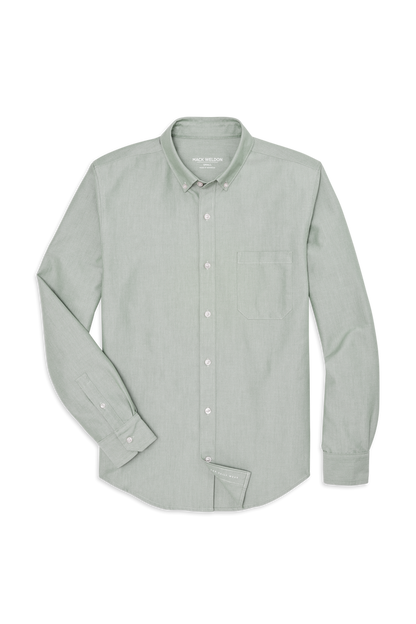 Wild Ivy | Front view of Oxford Shirt in WIld Ivy