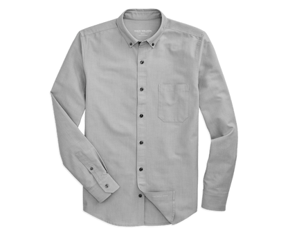 Monument | Front view of Oxford Shirt in Monument