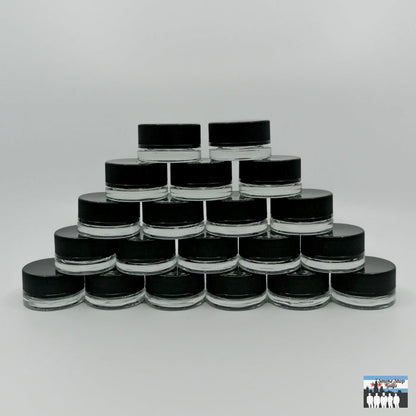 9mL Glass Containers (20-Pack) | Child-Proof Lids | Secure Storage: Convenient Multi-Pack, 20 High-Quality 9mL Containers, Versatile Storage, Child-Proof Lids, Ensures Safety, Keeps Contents Fresh, Durable Glass Construction, Protect Your Concentrates and Herbs, Odor-Proof and Airtight, Keeps Aromas Locked In, Maximum Freshness, Perfect for Organizing, Ideal for Personal or Professional Storage Needs.