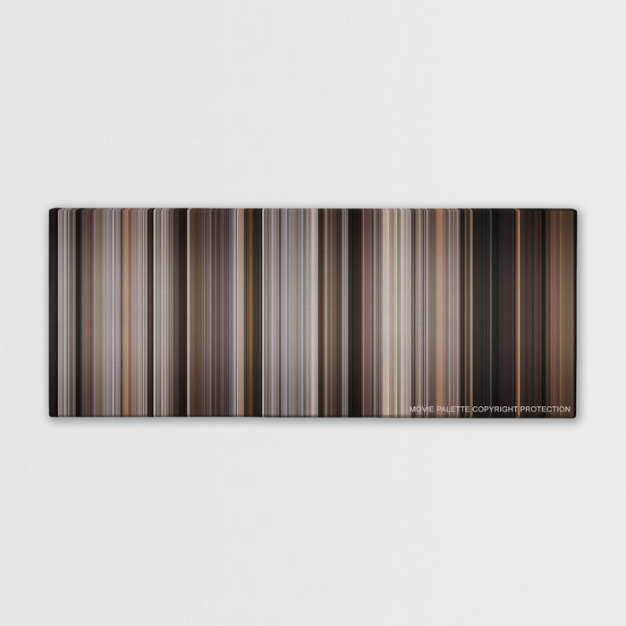 A Bronx Tale color palette canvas print: thousands of thin vertical stripes of color