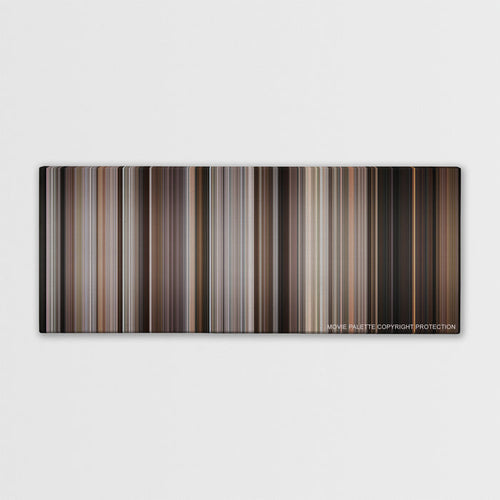 A Bronx Tale color palette canvas print: thousands of thin vertical stripes of color