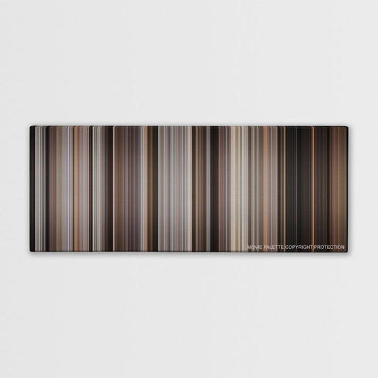 A Bronx Tale color palette canvas print: thousands of thin vertical stripes of color