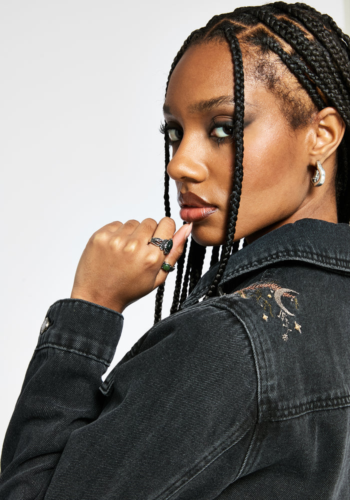 Abellona Embroidered Denim Jacket
