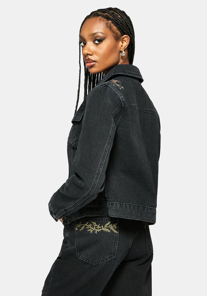 Abellona Embroidered Denim Jacket