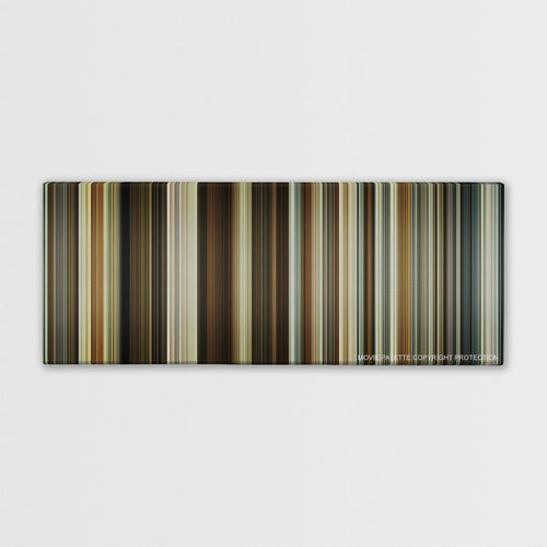 About Time color palette canvas print: thousands of thin vertical stripes of color