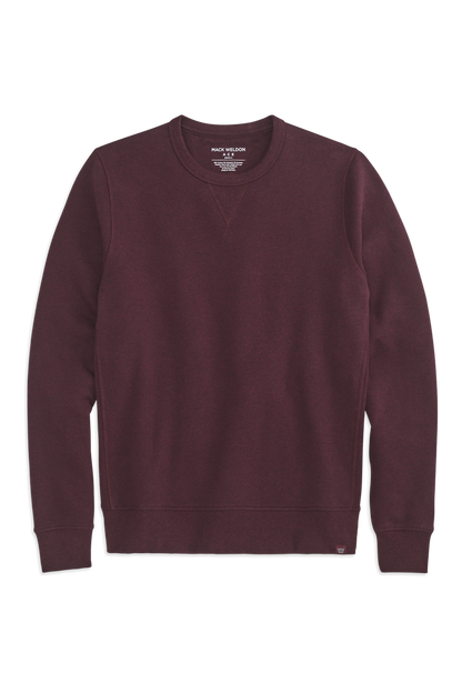 Purple Potion Heather | Front view of ACE Crew Neck Sweatshirt in Purple Potion Heather