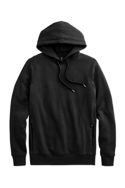 True Black | Front view of Ace Pullover Hooded Sweatshirt in True Black