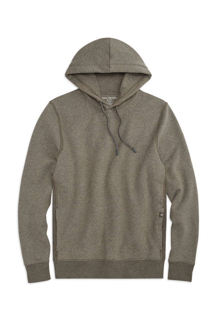 Sage Heather | Front view of Ace Pullover Hooded Sweatshirt in Sage Heather