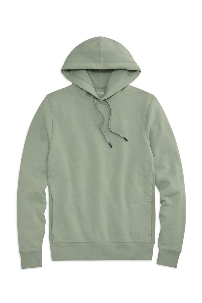 Burnt Sage | Front view of Ace Pullover Hooded Sweatshirt in Burnt Sage