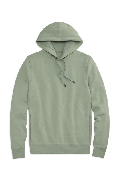 Burnt Sage | Front view of Ace Pullover Hooded Sweatshirt in Burnt Sage