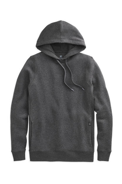 Charcoal Heather | Front view of Ace Pullover Hooded Sweatshirt in Charcoal Heather