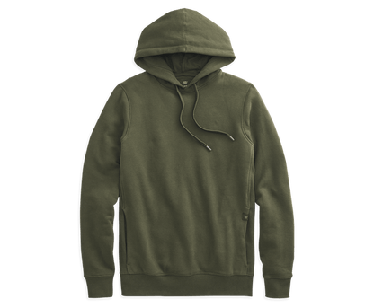 Commando | Front view of Ace Pullover Hooded Sweatshirt in Commando