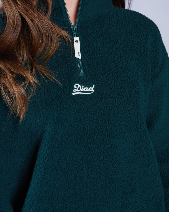Adya Fleece Half Zip Deep Ivy