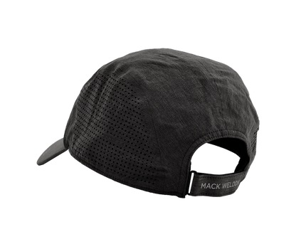 Charcoal Heather | Back view of AIRFLEX Hat in Charcoal Heather