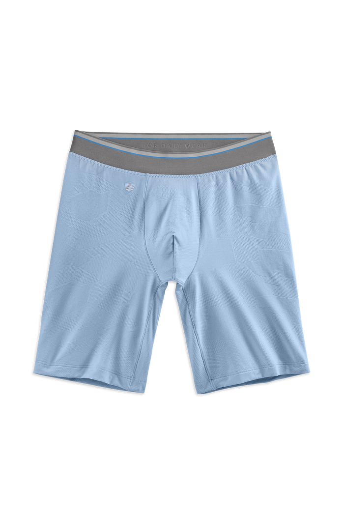 Stratosphere | Front view of Airknitx HD 8" Boxer Brief in Stratosphere