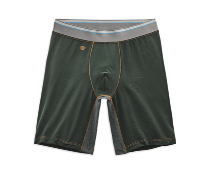 Tannenbaum Solar Flair Stitch | Front view of Airknitx 8" Boxer Brief in Tannenbaum Solar Flair Stitch