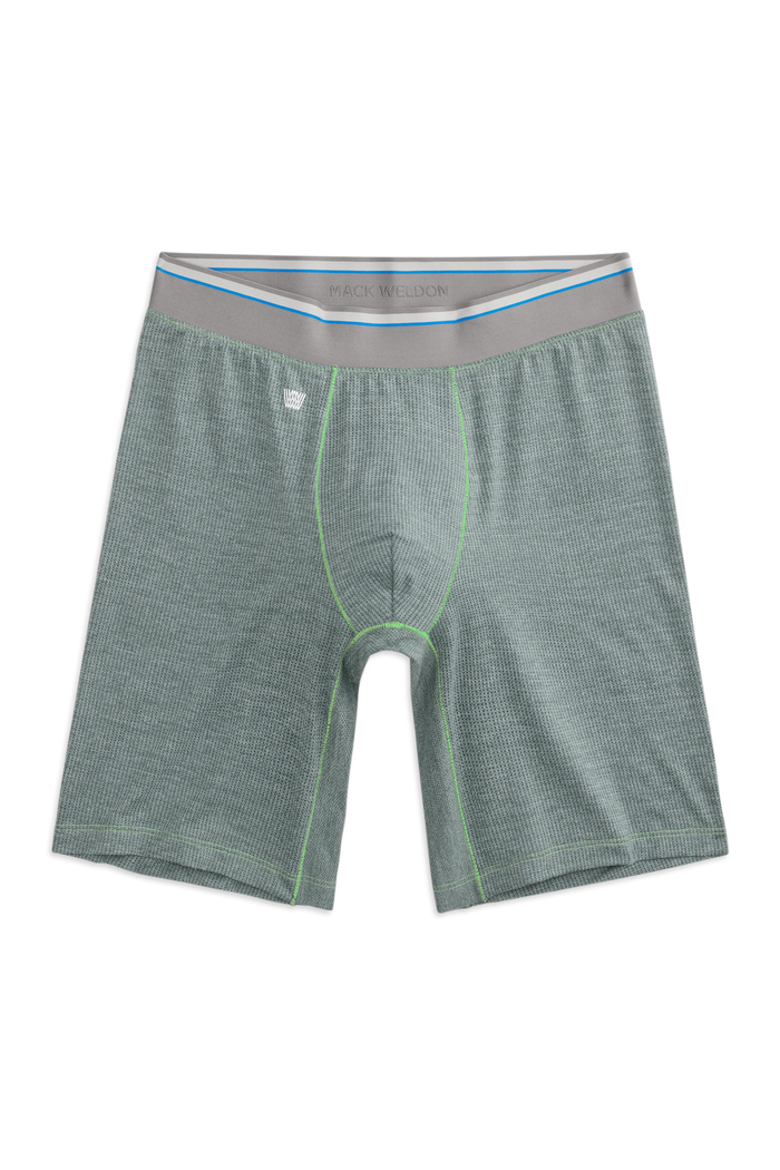 Balsam Green Heather - Lime Green Stitch / S