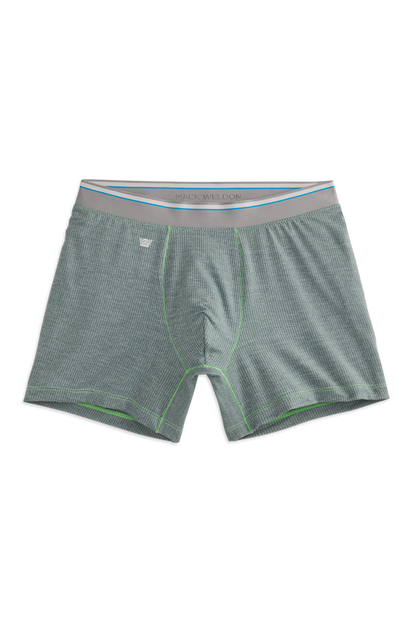 Balsam Green Heather - Lime Green Stitch / S